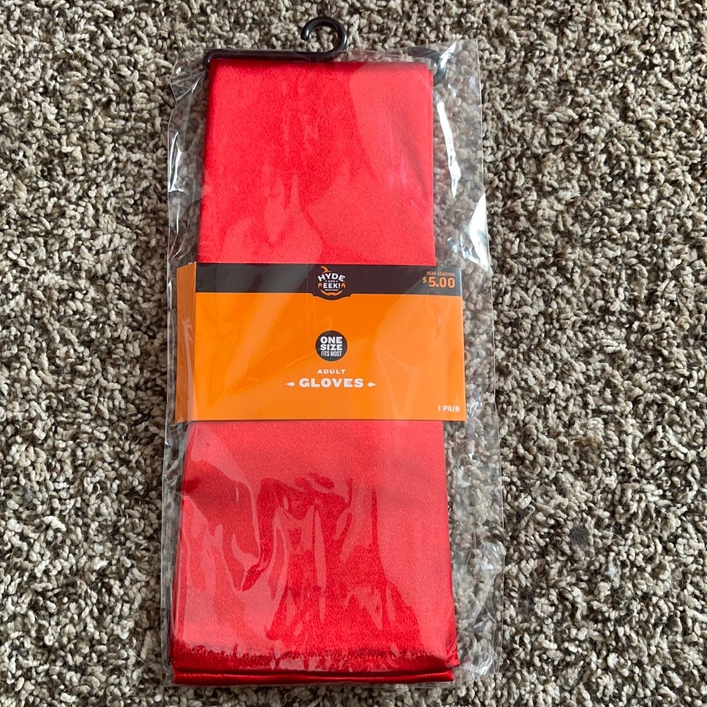 Costume Adult Gloves NIP
